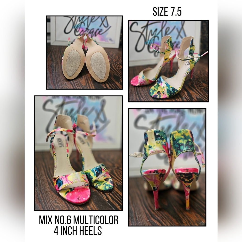 Mix No. 6 - Floral Heel - Multicolor - Women's 7.5